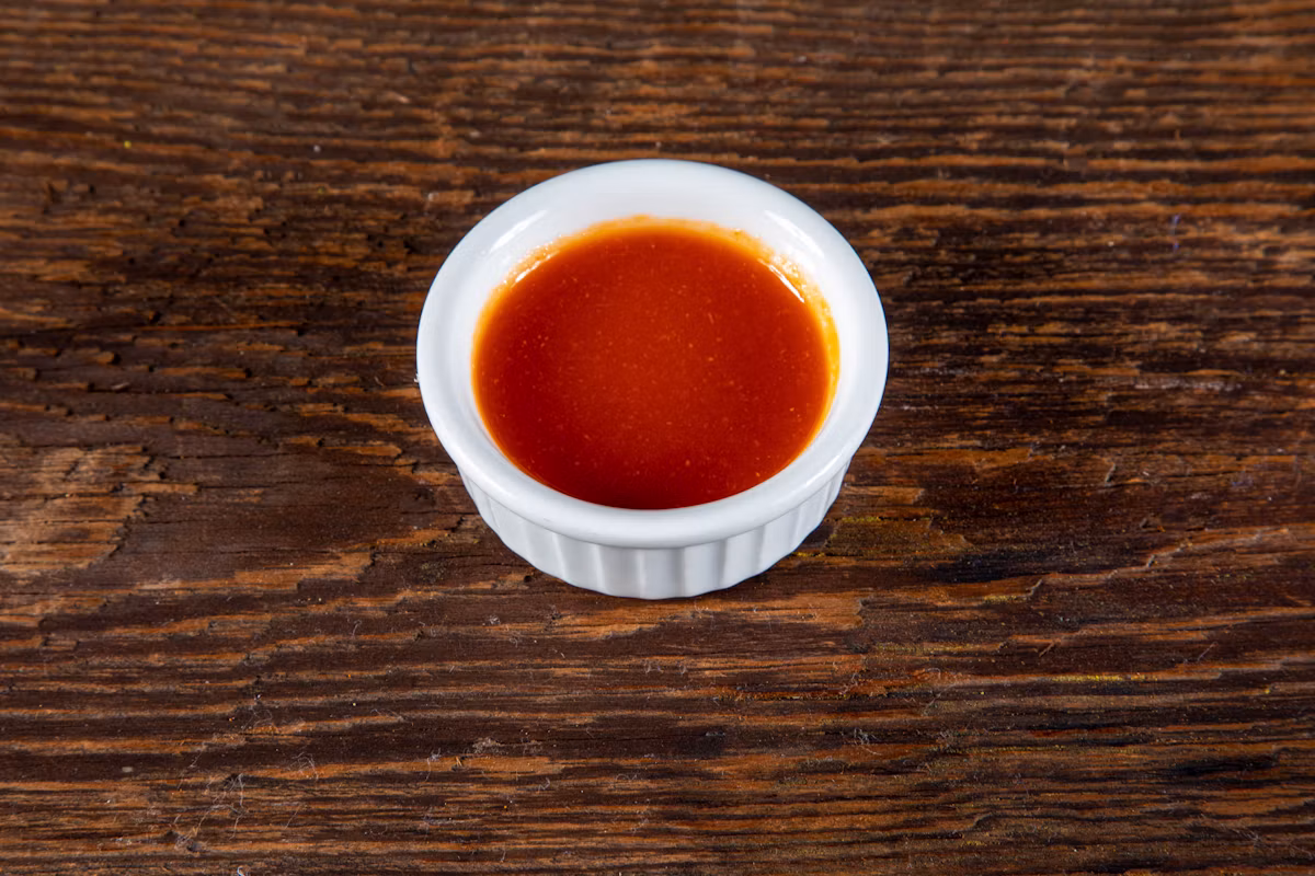 Desi Hot Sauce at Curry Up Now