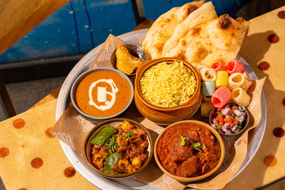 Create Your Own Thali at Curry Up Now