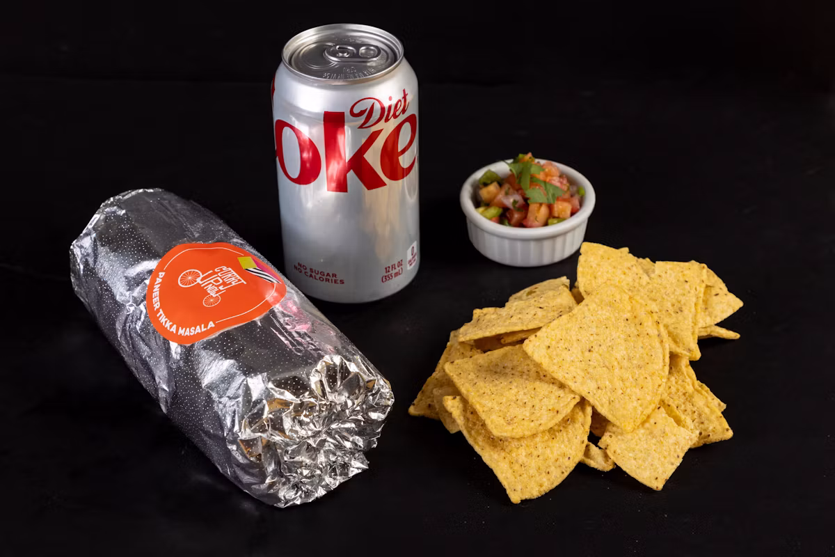 $10 Burrito Value Meal at Curry Up Now