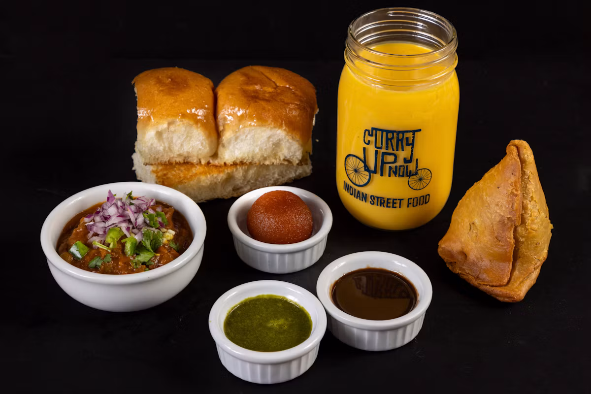 Pav Bhaji Combo Meal Deal at Curry Up Now