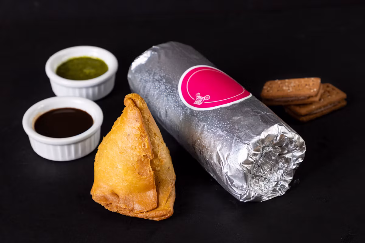 Tikka Masala Burrito Combo Meal Deal at Curry Up Now