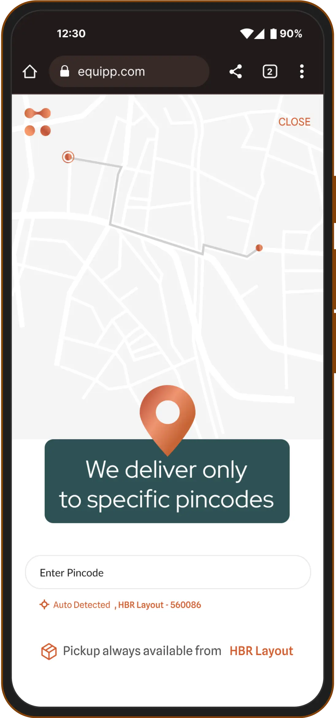 Equipp Project Mobile User Interface