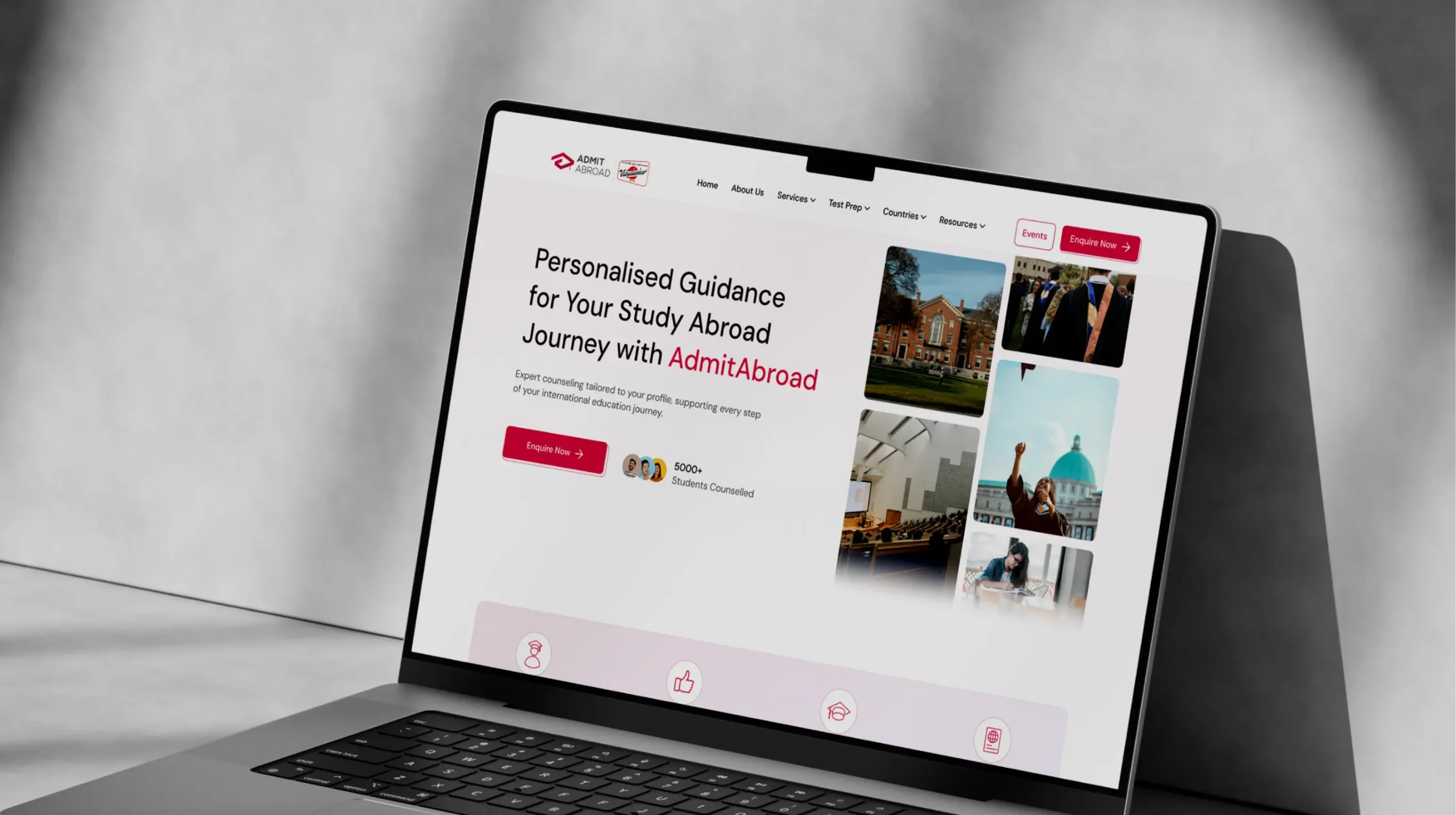 Admit Abroad web project