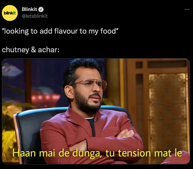 Shark tank india season 1 memes - Aman Gupta - Blinkit