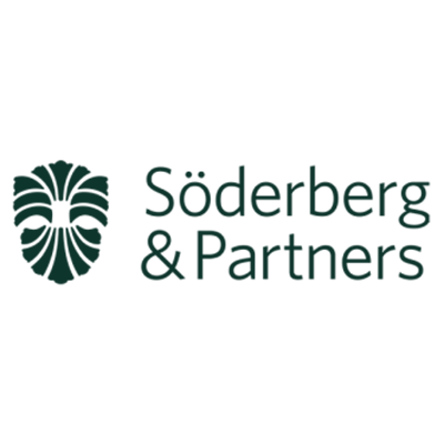 Söderberg & Partners logo i grønn skrift.