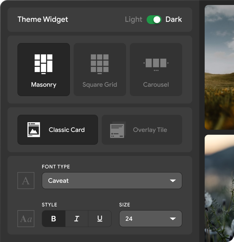 Add a Dynamic Social Media Mix Widget on Your WebSite - Mirror App 12