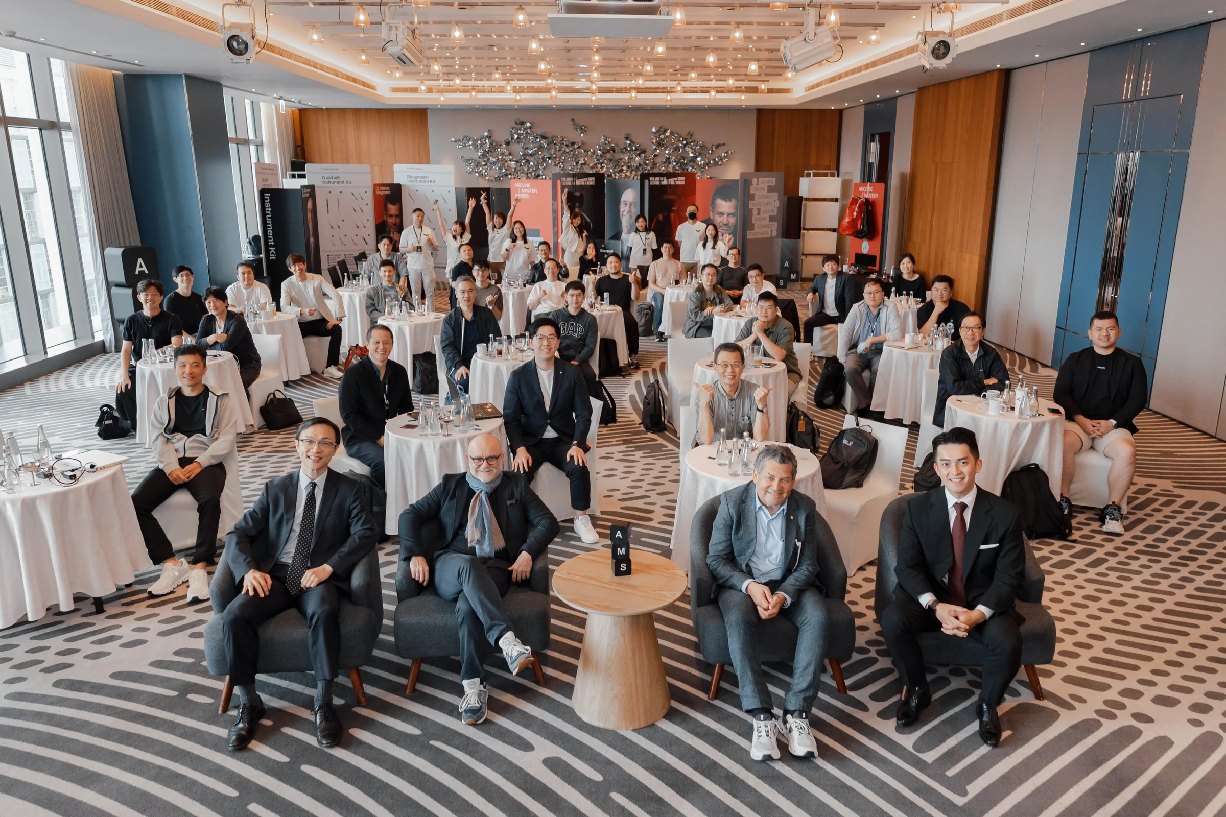 AMS 2026 The Masters' Debate 講師與學員大合照,台北
