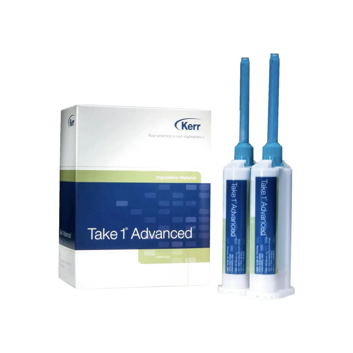 Take 1 Advanced 矽膠印模材與卡匣