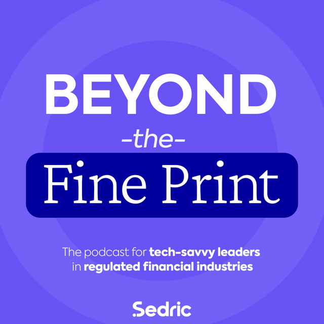 Beyond the Fine Print podcast cover art by Sedric.