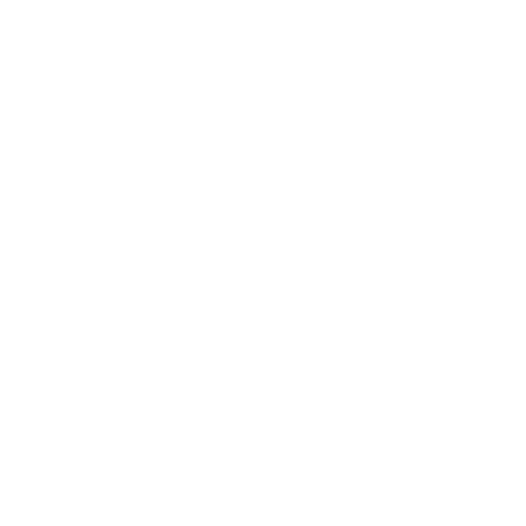 White double downward arrows on a black background.