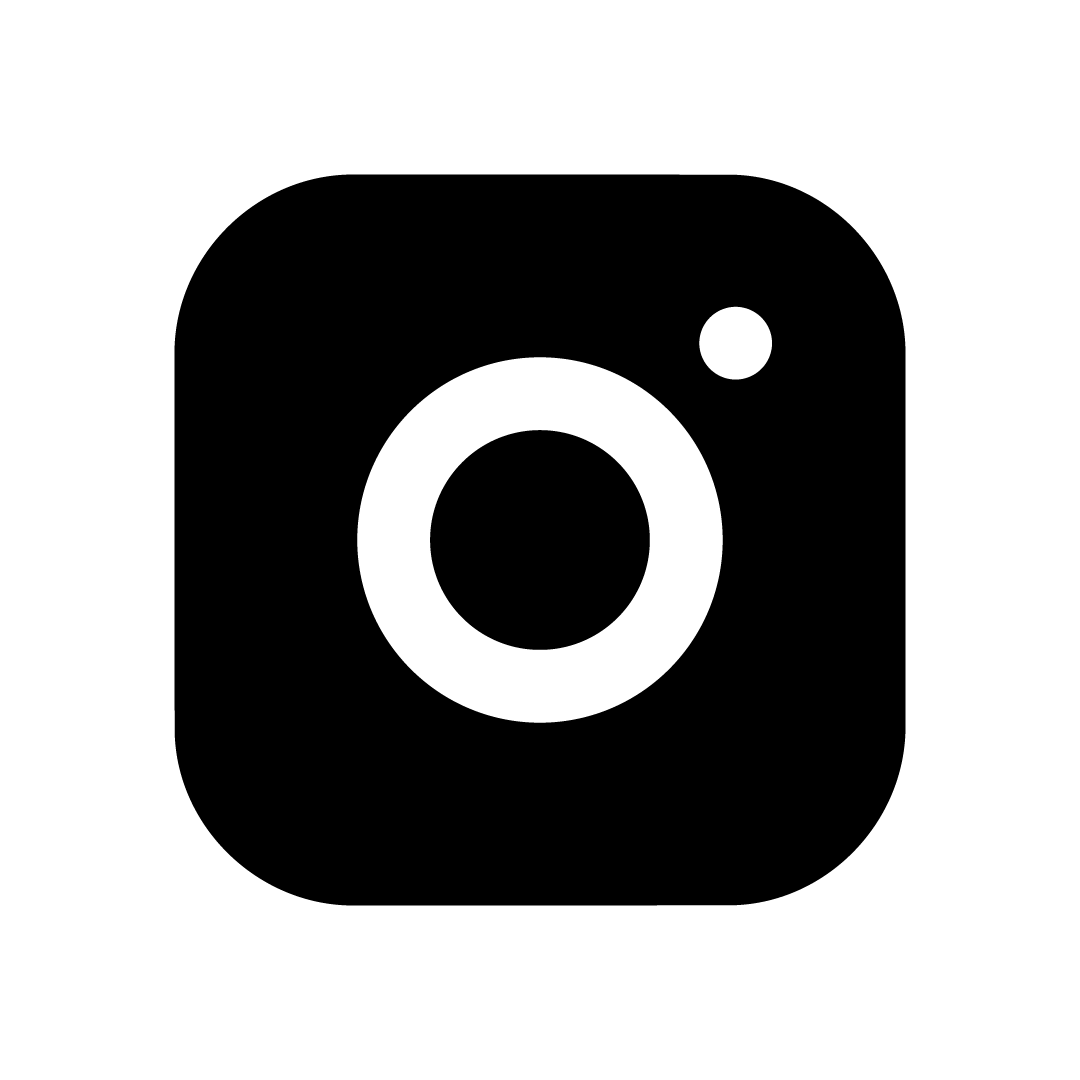 Instagram app camera icon in black and white.