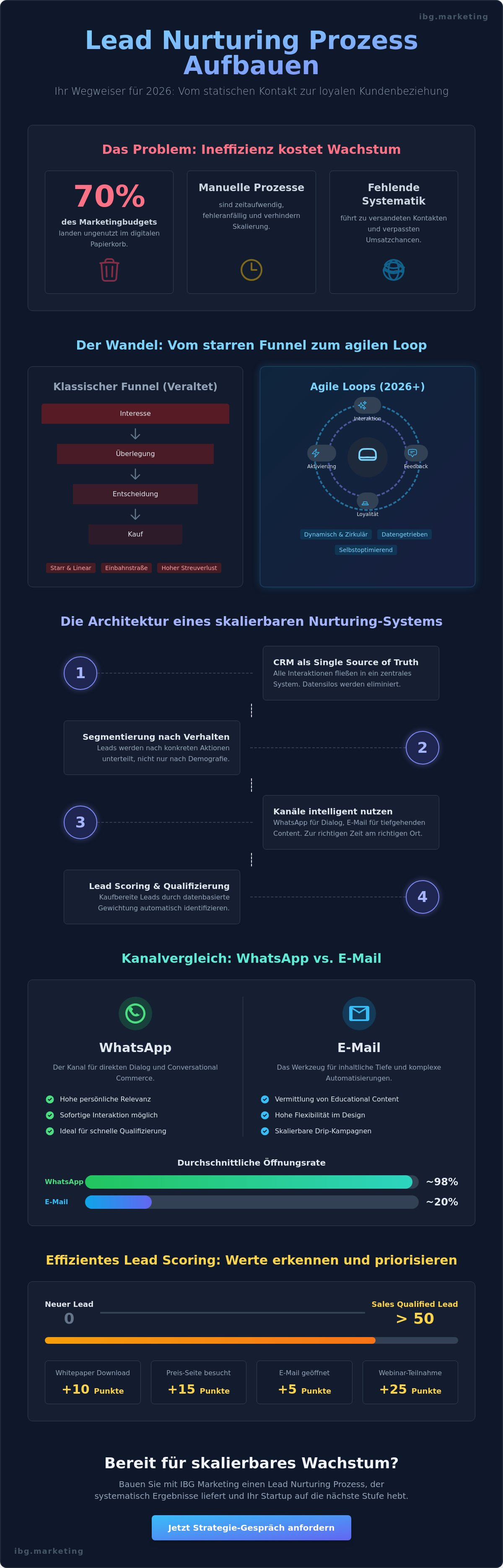 Lead nurturing prozess aufbauen