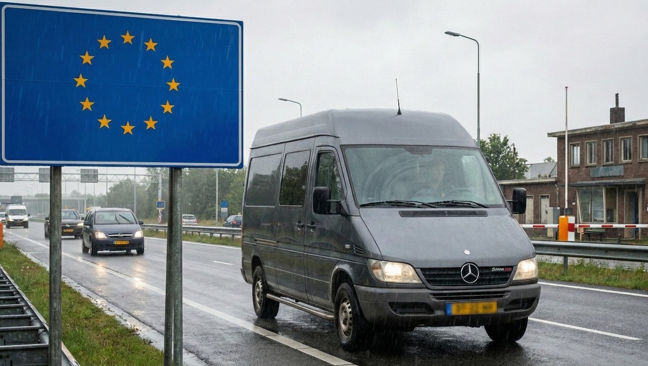 Internationaal vervoer met bestelbus waarvoor tachograaf verplicht is