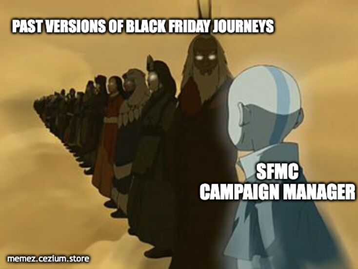 Battle-hardened email marketer avatar bracing for Black Friday Cyber Monday sends