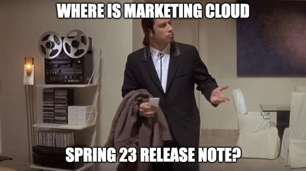 The release note that explains the broken behavior nobody can find