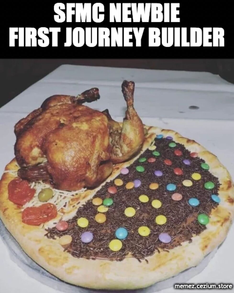 First-time Journey Builder user staring at the canvas