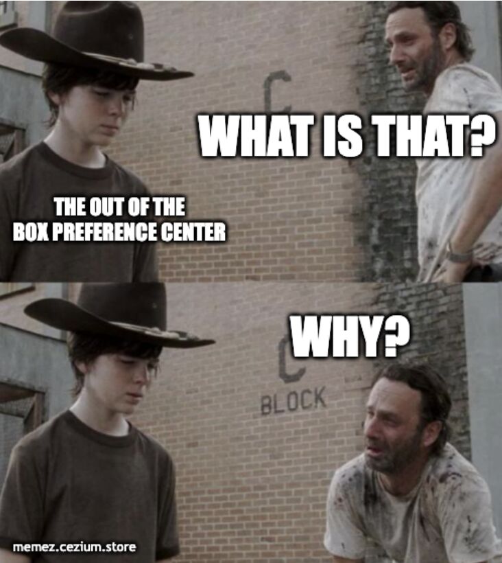 Walking Dead-style hordes of unsubscribed contacts hitting the preference center