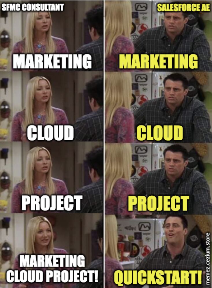 Quickstart service implementation team high-fiving