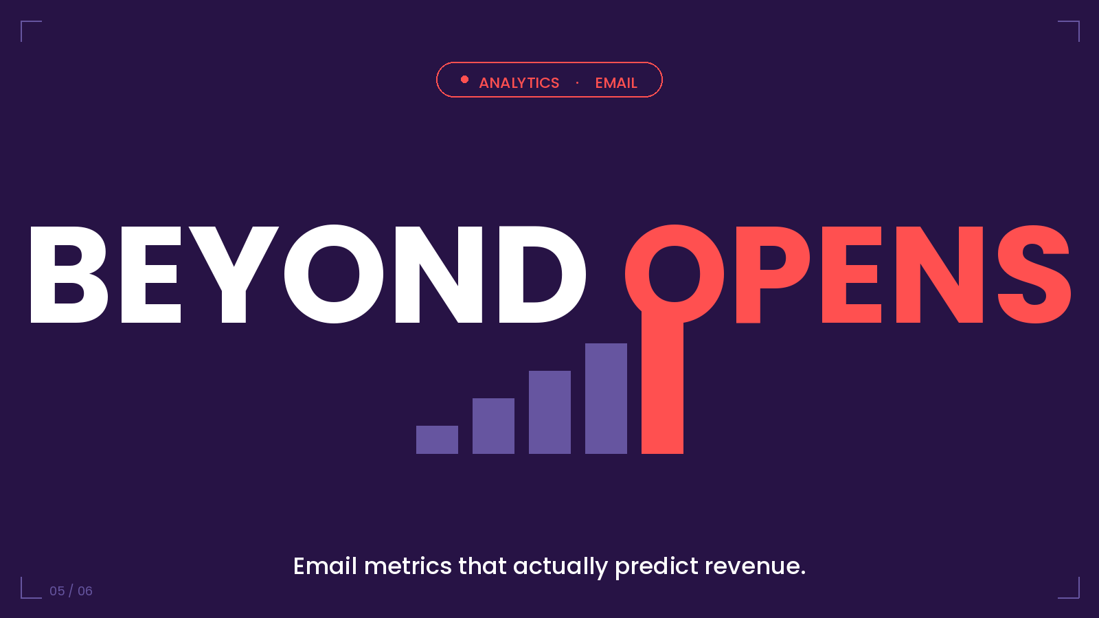 Beyond Opens — email metrics that actually predict revenue