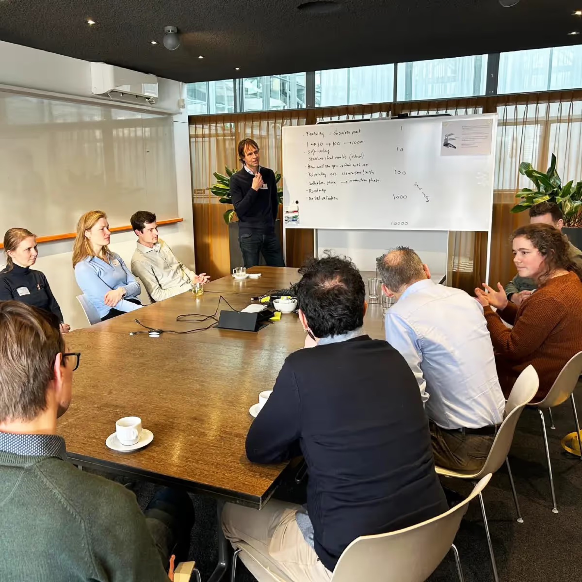 Een rondetafelsessie bij Spark Design & Innovation