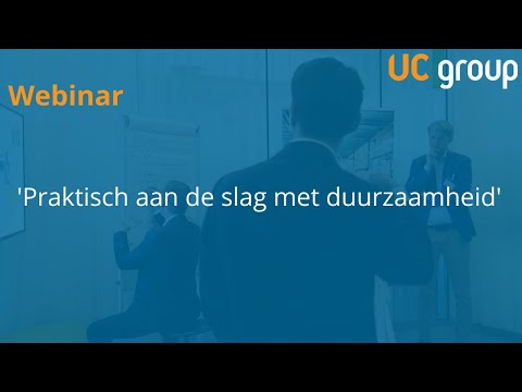 Webinar: Praktisch aan de slag met duurzaamheid