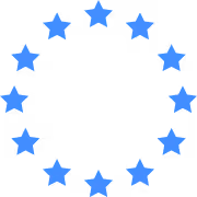 Circle of twelve stars, symbolizing the European Union flag.