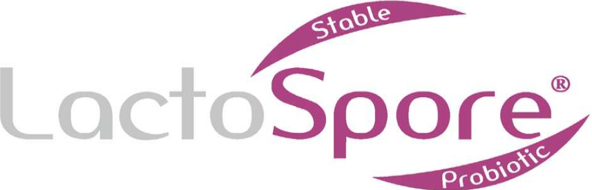 LactoSpore logo with words Stable and Probiotic in curved shapes around text.