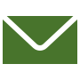 Symbol zielonej koperty, oznaczający e-mail lub wiadomość.