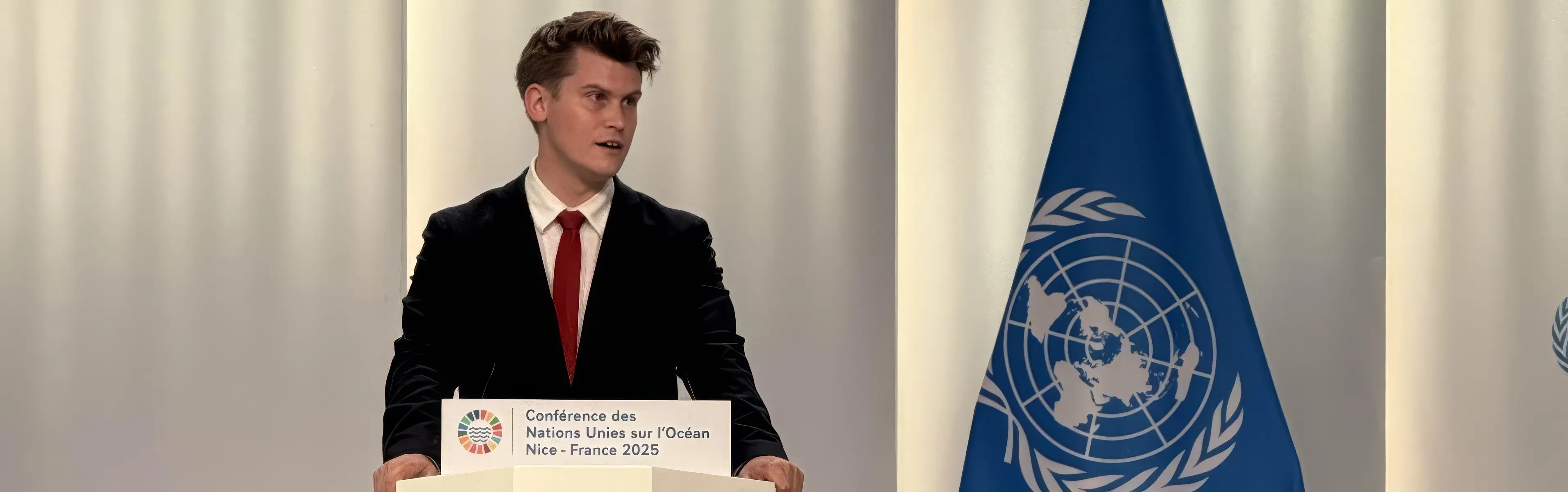 UNOC Jóhann Páll á Hafráðstefnu Sameinuðu Þjóðanna.