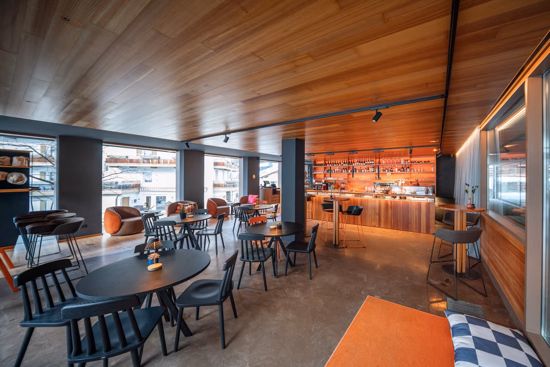 image of happy hour specials for a modern restaurant