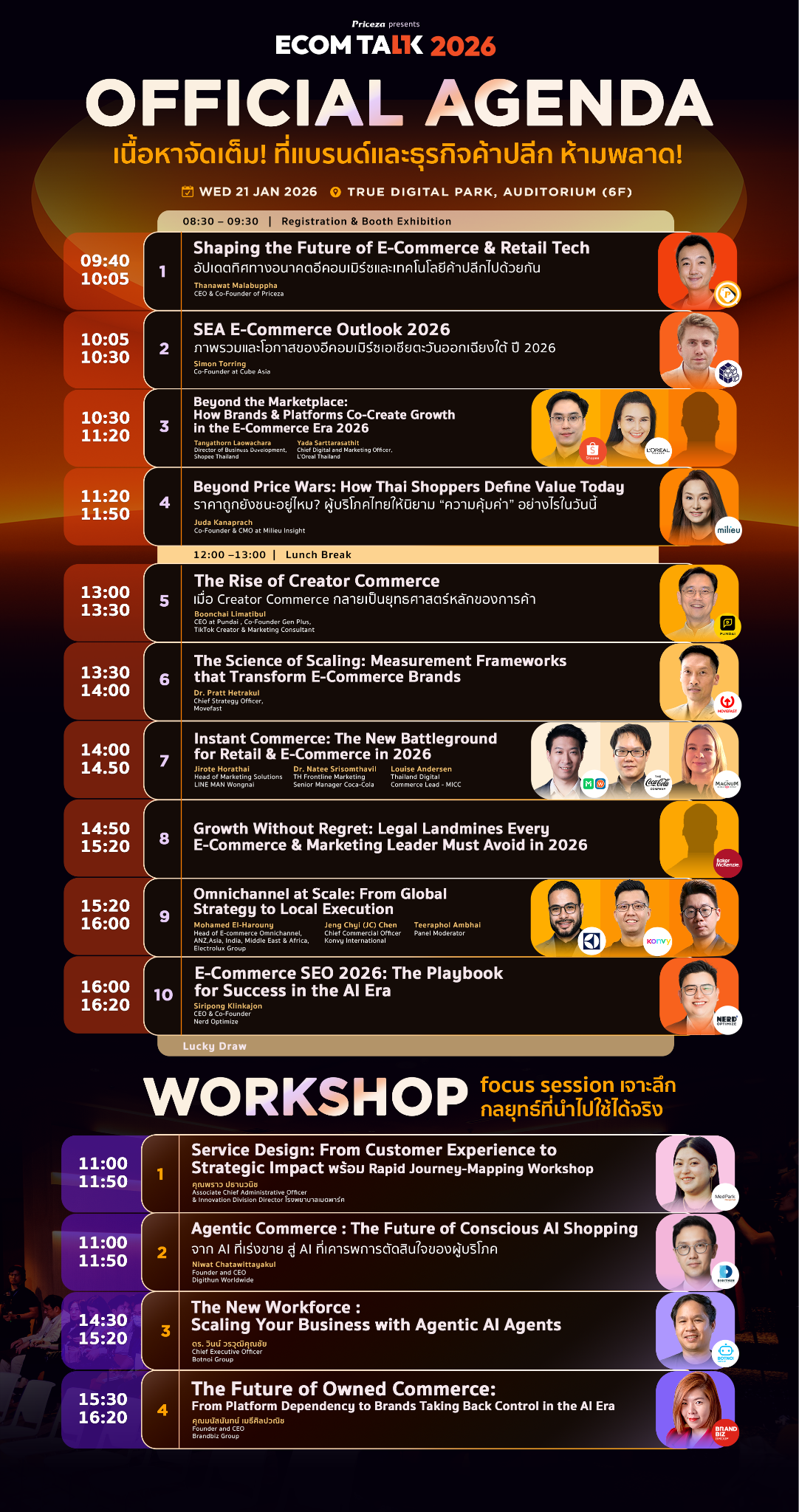 ECOM TALK 2026 Agenda