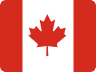 Canadian flag with a red maple leaf centered between two vertical red bars on a white background.