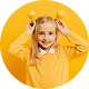 A little girl in yellow clothes