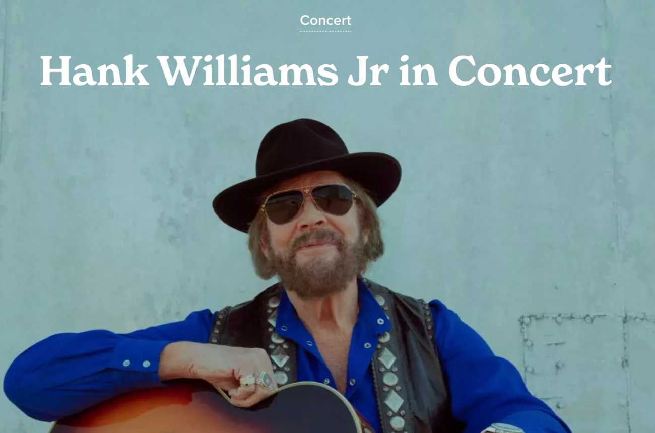 Hank Williams Jr in Concert