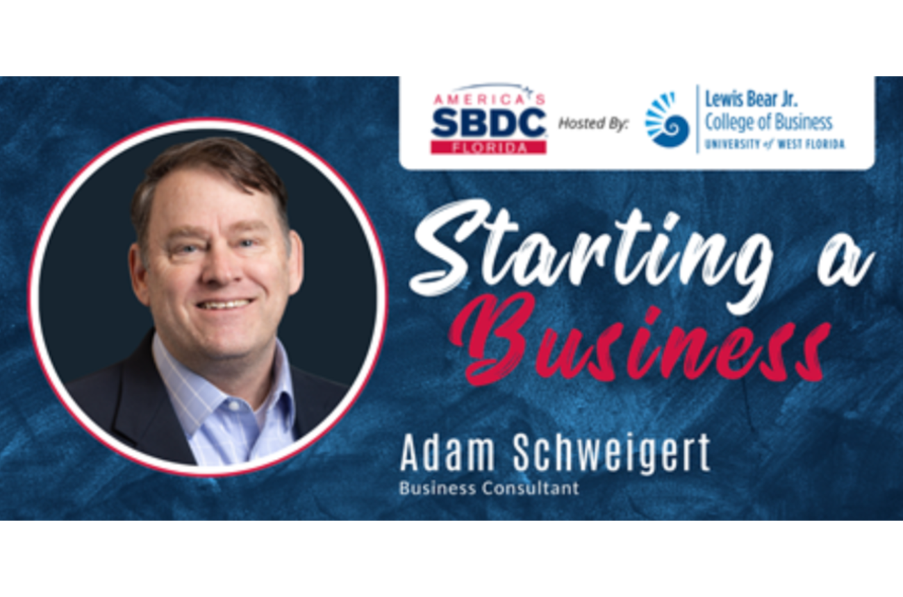 Florida SBDC at UWF Presents "Starting a Business"