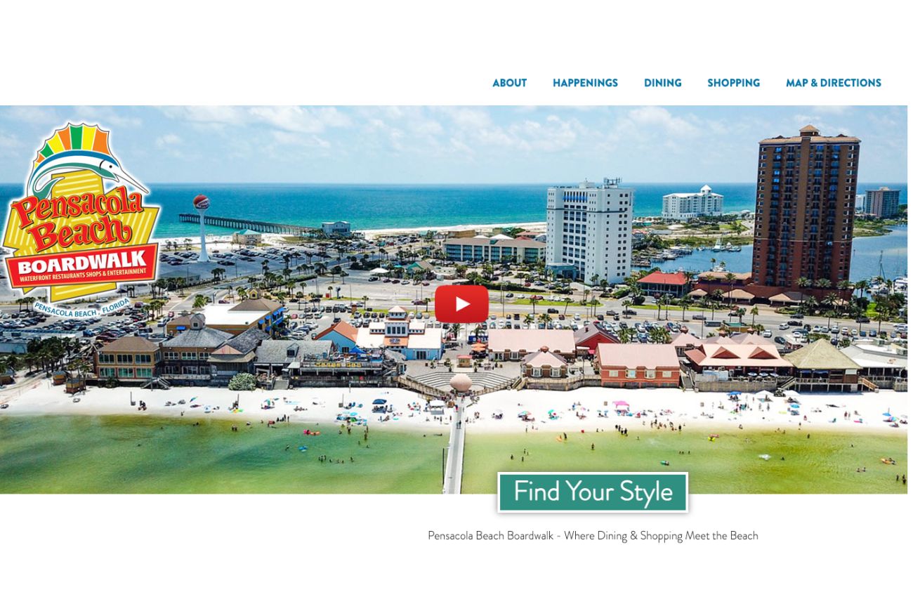 Pensacola Beach Boardwalk