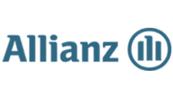 Allianz company logo with three vertical bars inside a circle.