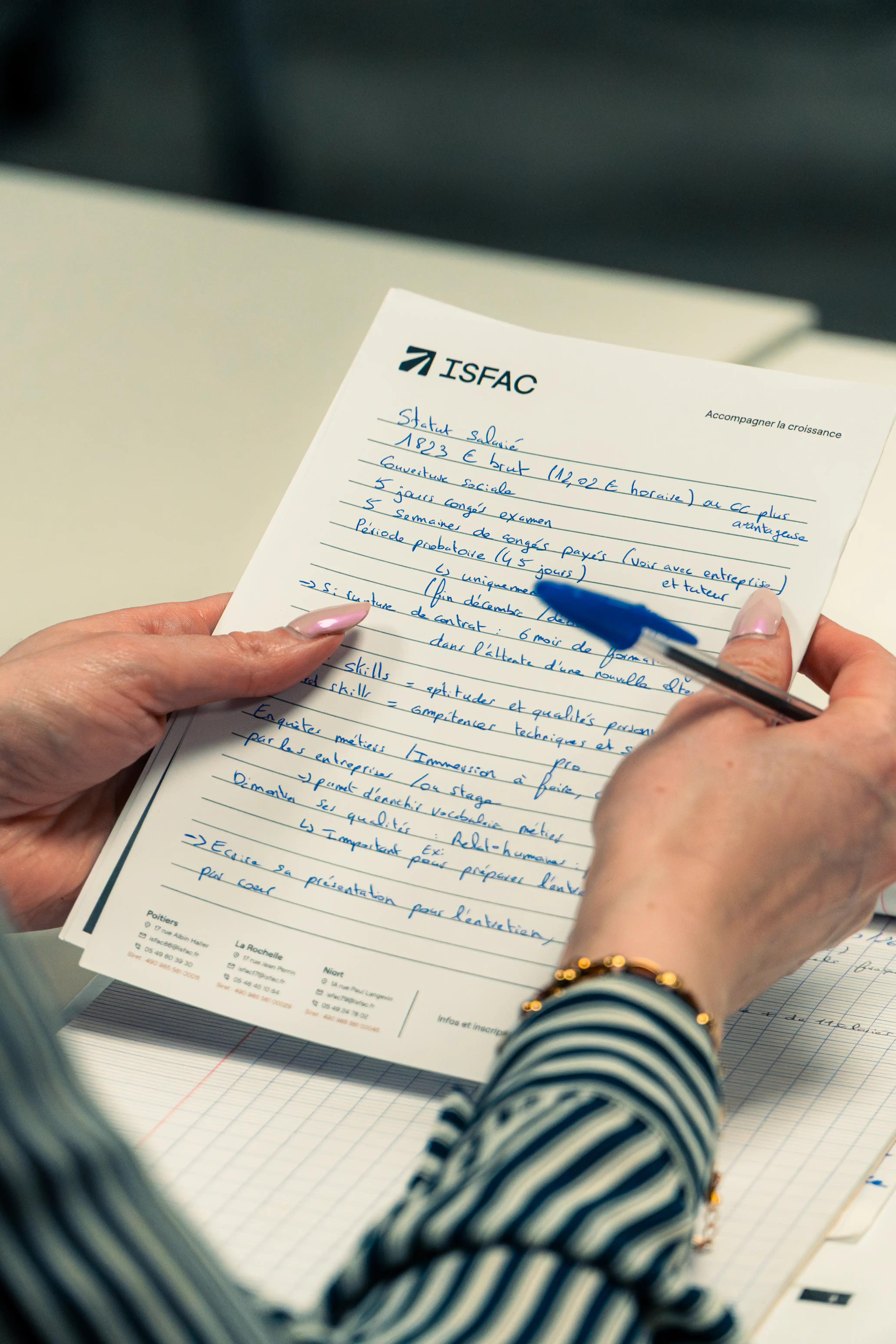 Accompagnement des étudiants dans leur recherche d'alternance ISFAC