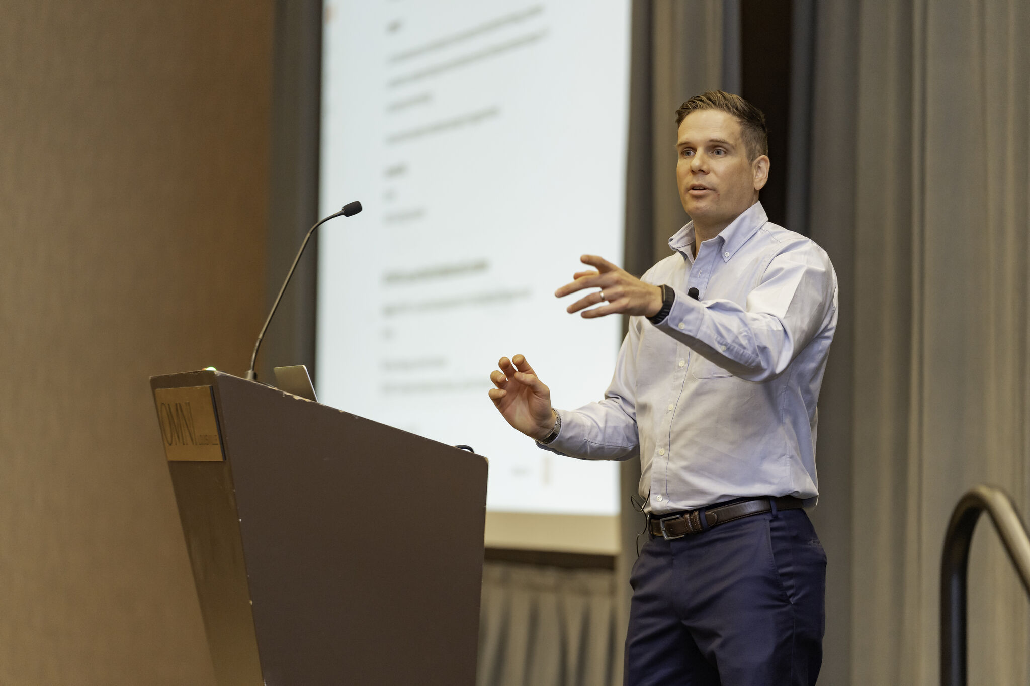 Zach Giglio leading an AI strategy session