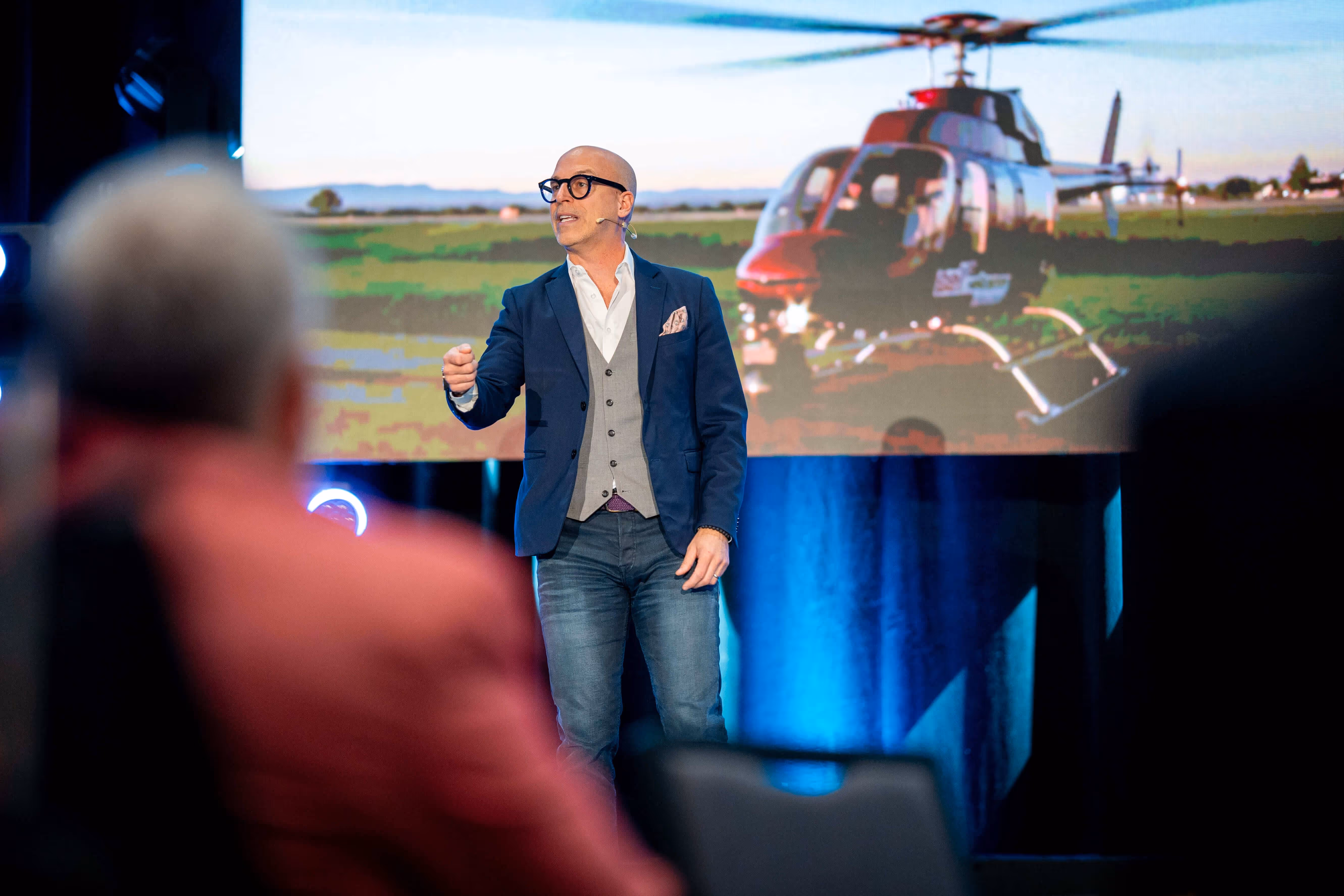 Martin Lesperance on Stage