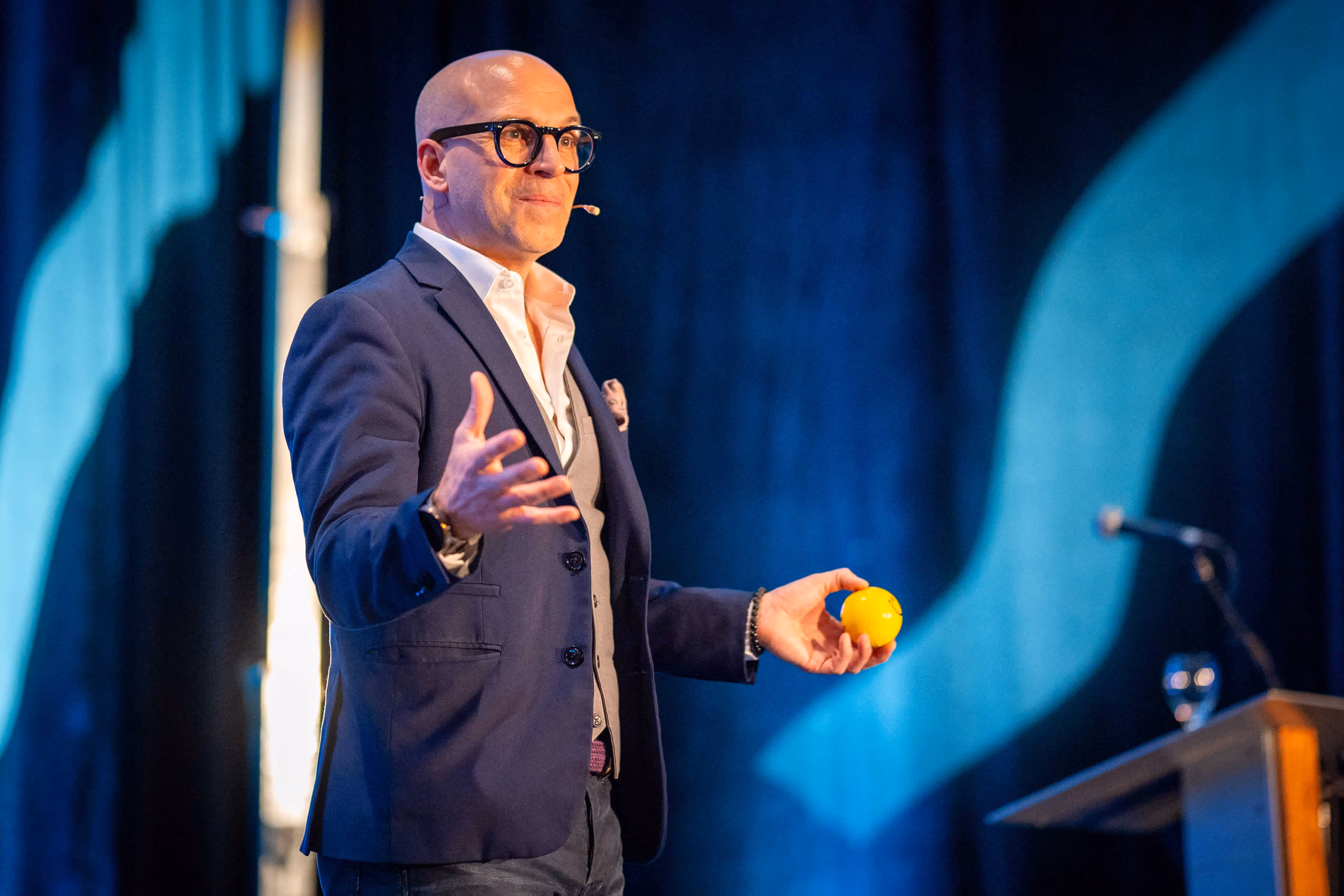 Martin Lesperance on Stage