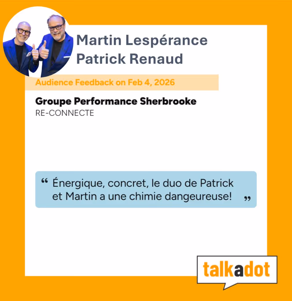 Martin and Patrick TalkADot testimonial