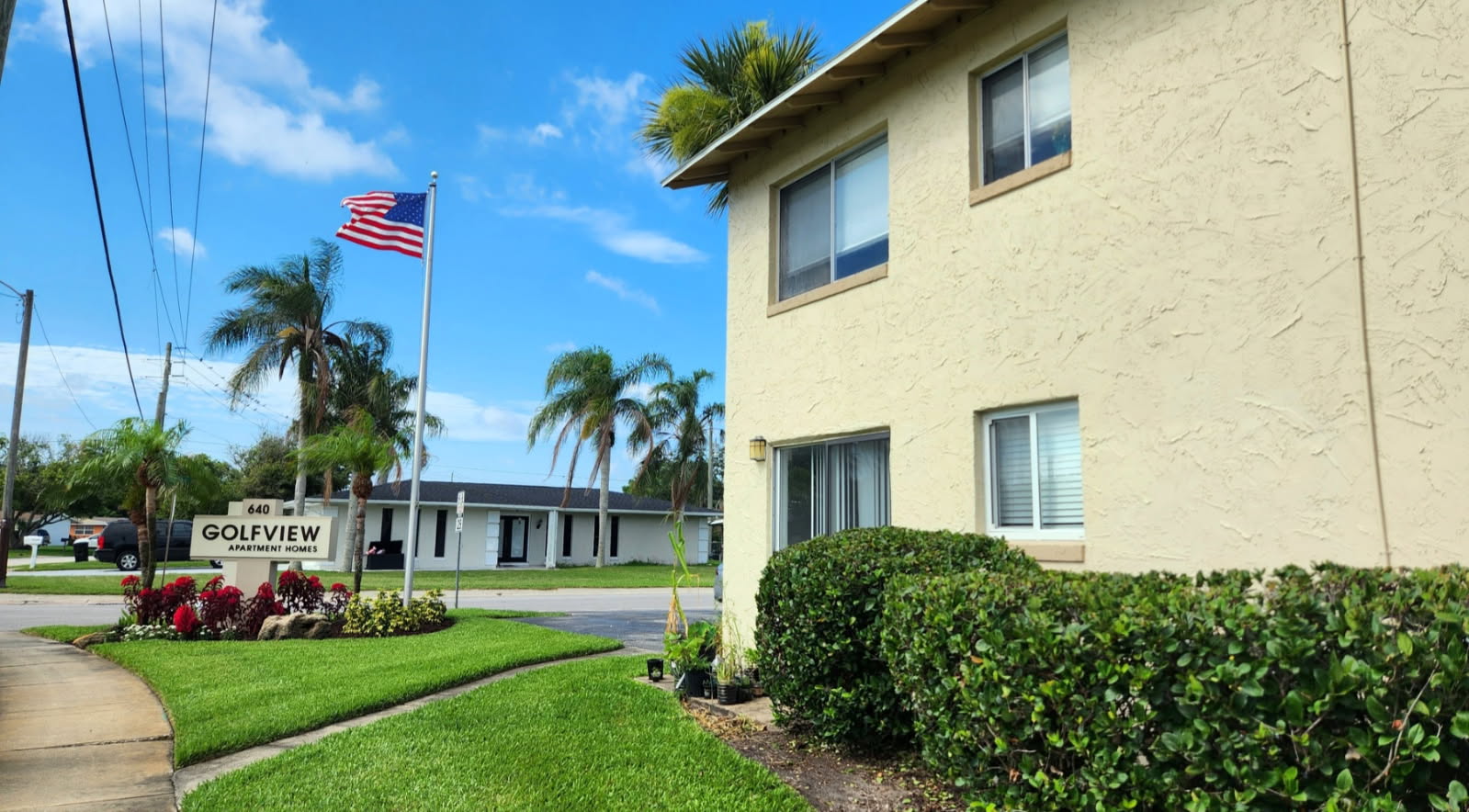 exterior of property