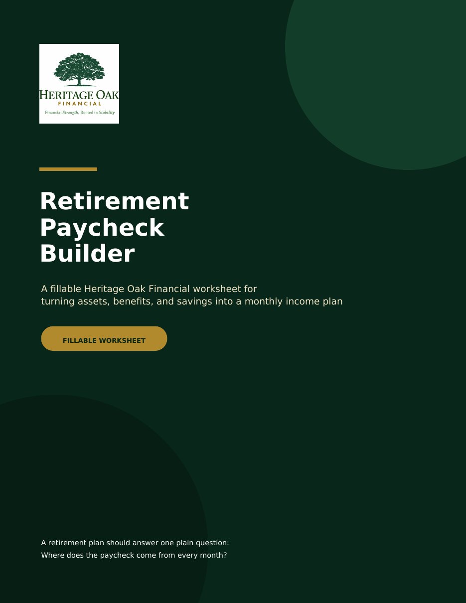Retirement Paycheck Builder cover