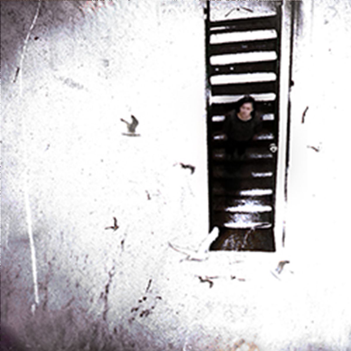 Surreal Stairwell — layered fine art composition by Jennifer Yaple, 23 Creative