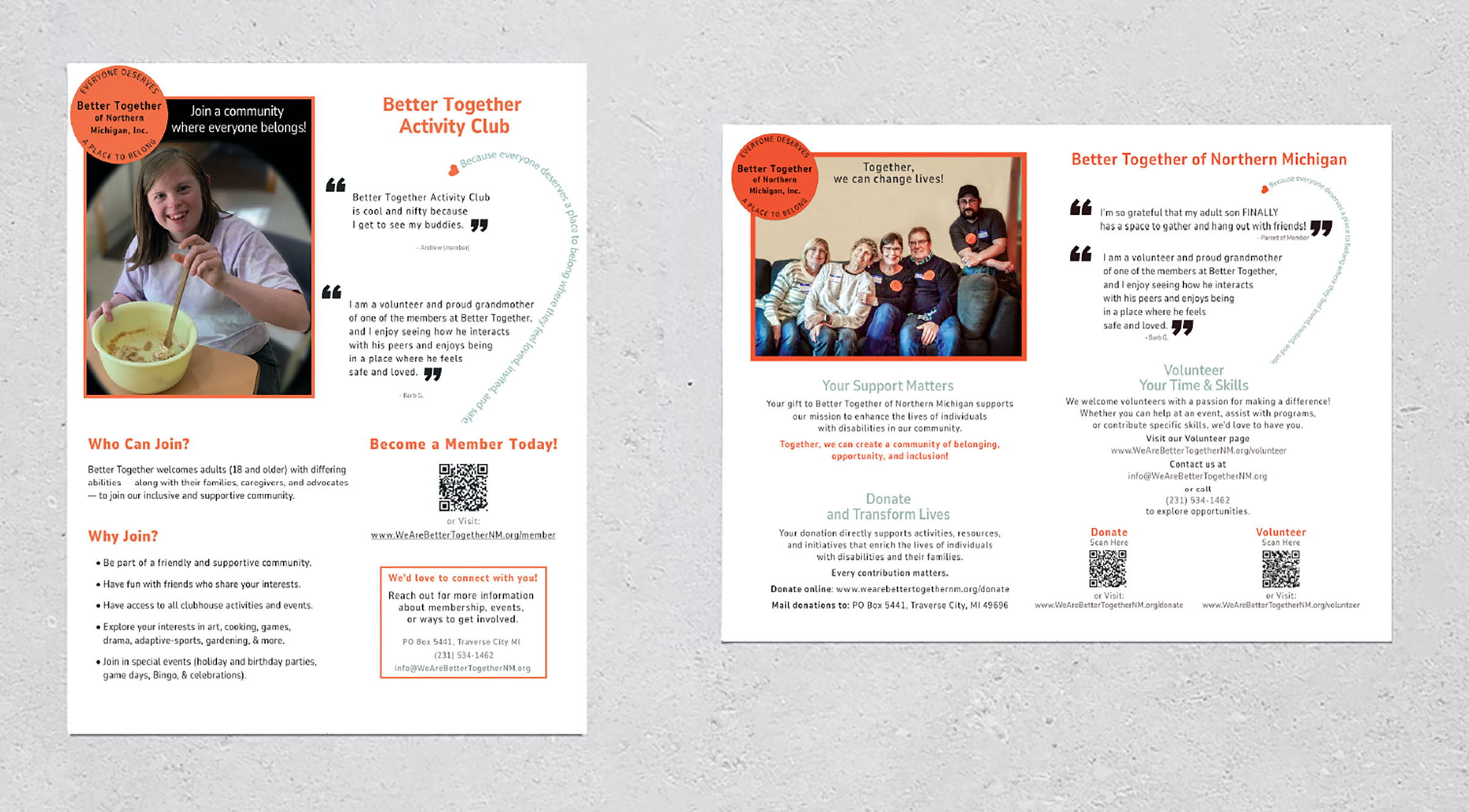 Better Together promotional flyer mockups
