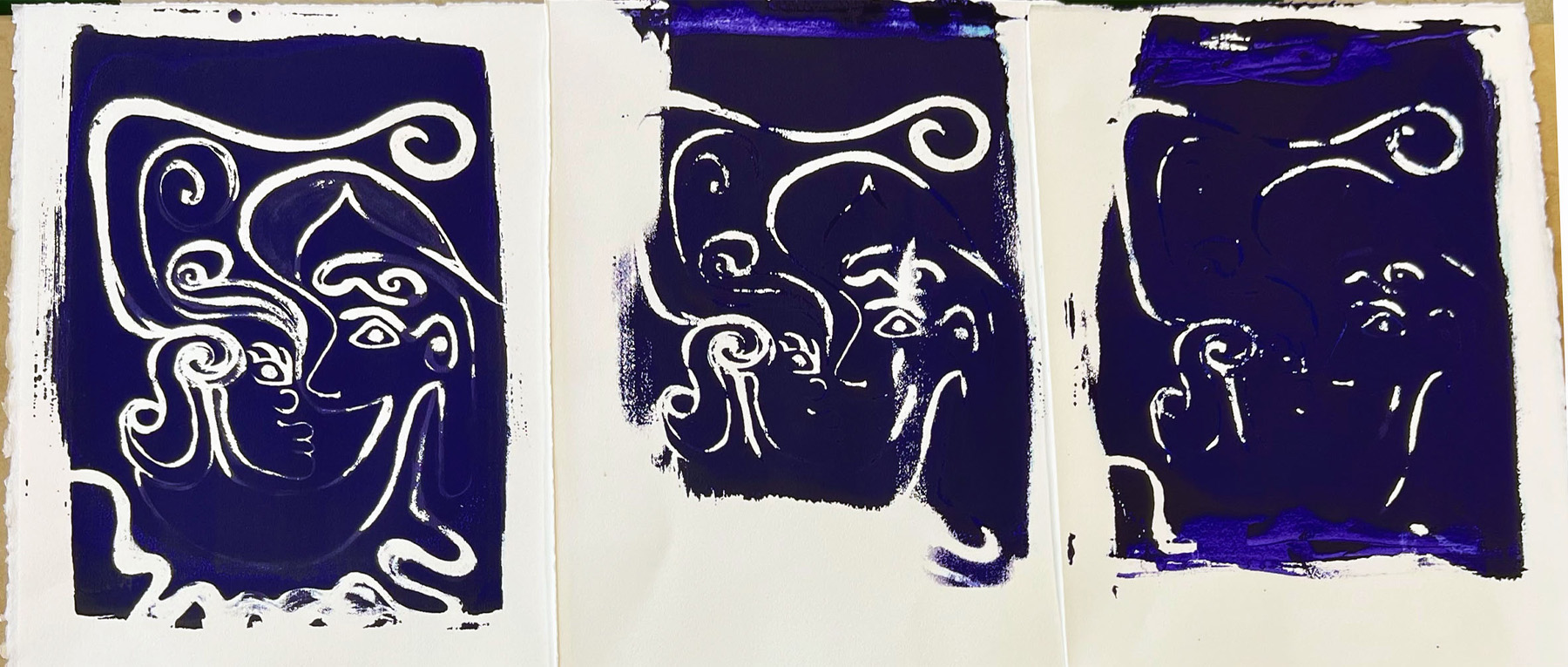 Initial failed Blowing Smoke screen print attempt.