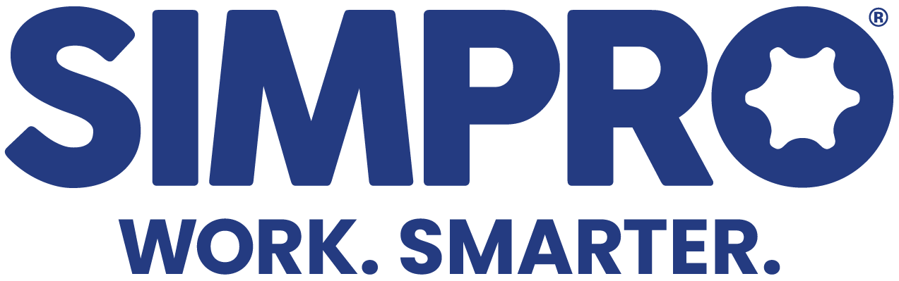 Logo text reading 'logoipsum' with a design of four connected rounded white dots arranged diagonally to the left.