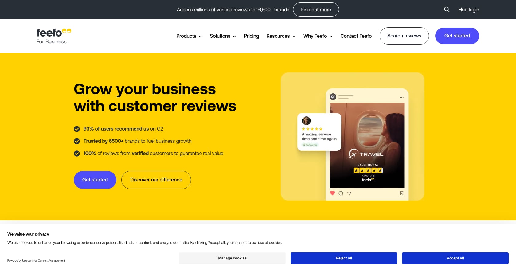 Feefo Screenshot