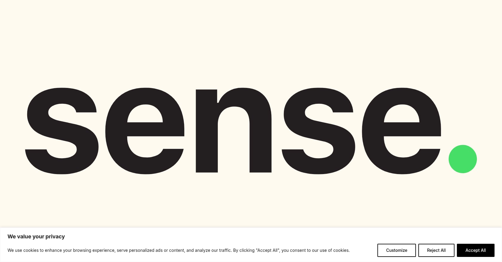 Sense Marketing Screenshot